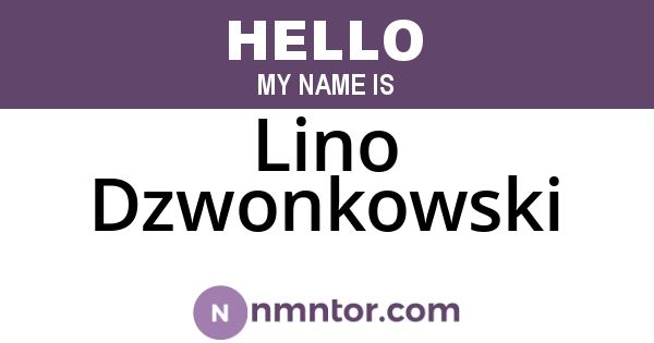 Lino Dzwonkowski