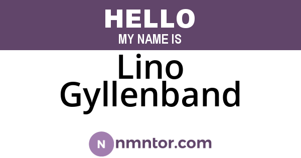 Lino Gyllenband