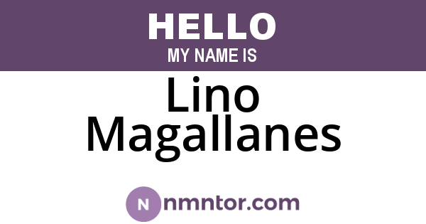 Lino Magallanes