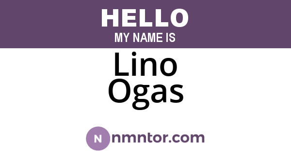 Lino Ogas