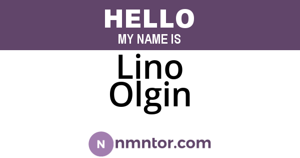 Lino Olgin