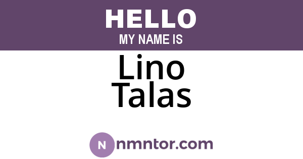 Lino Talas