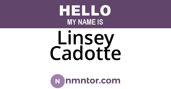Linsey Cadotte