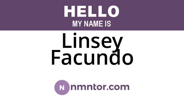 Linsey Facundo