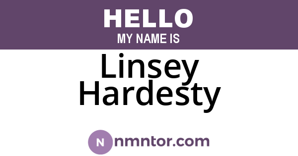 Linsey Hardesty
