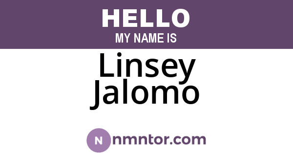 Linsey Jalomo