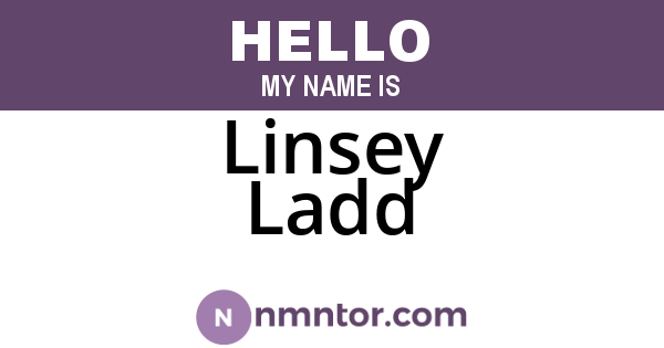 Linsey Ladd