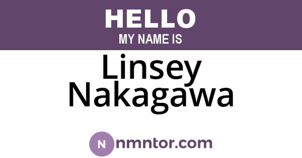 Linsey Nakagawa