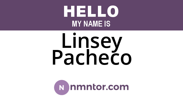 Linsey Pacheco