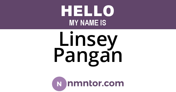 Linsey Pangan