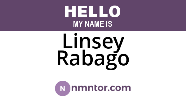 Linsey Rabago