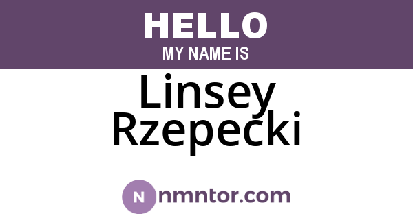 Linsey Rzepecki