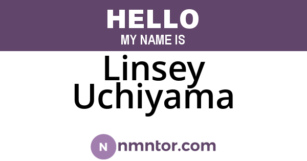 Linsey Uchiyama