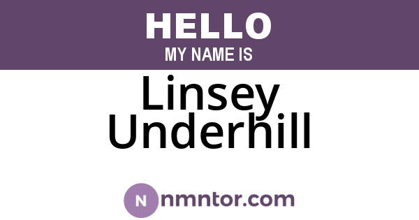 Linsey Underhill