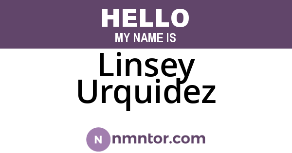 Linsey Urquidez
