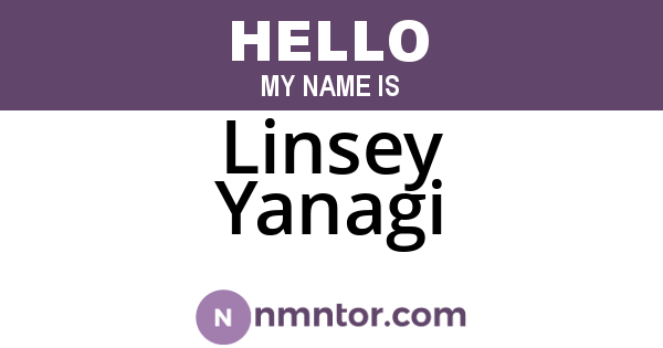 Linsey Yanagi
