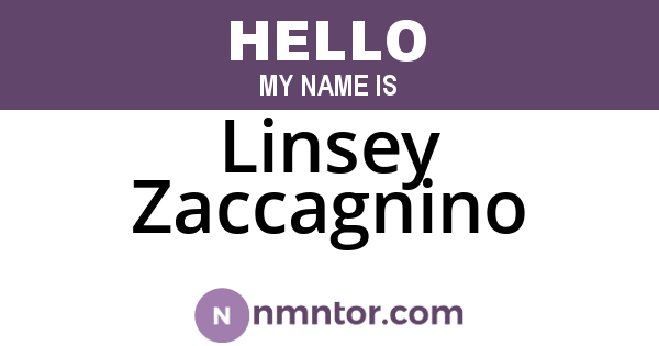 Linsey Zaccagnino