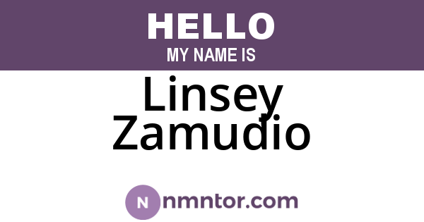 Linsey Zamudio