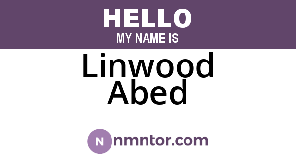 Linwood Abed