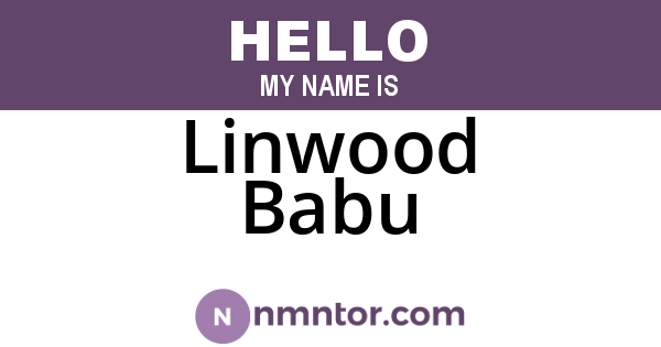 Linwood Babu