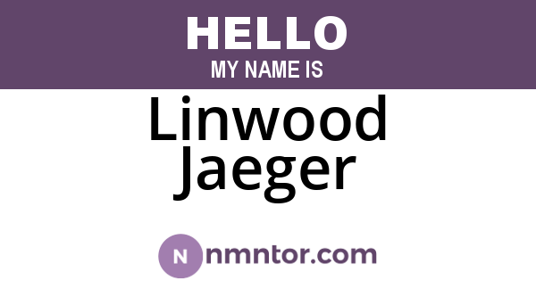 Linwood Jaeger
