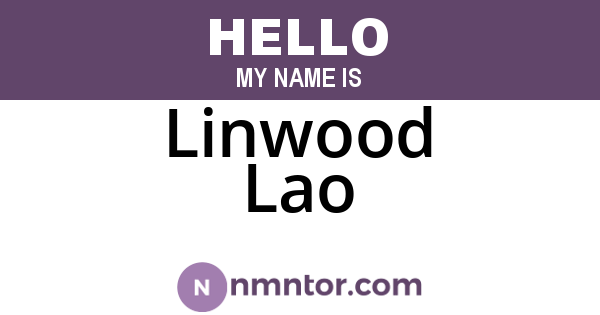 Linwood Lao