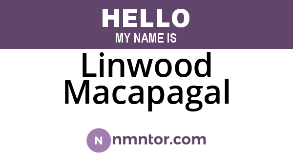 Linwood Macapagal