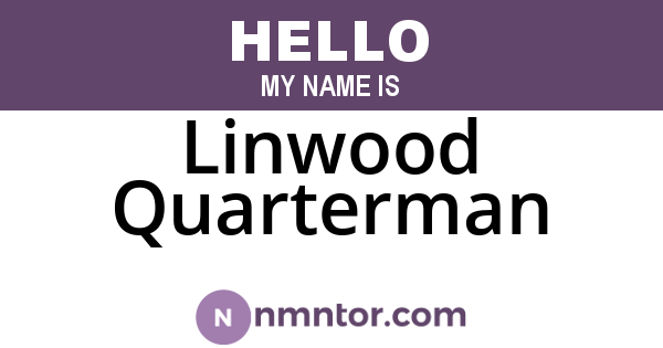 Linwood Quarterman