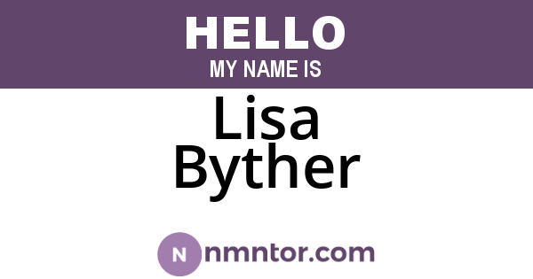 Lisa Byther