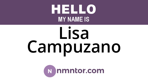 Lisa Campuzano