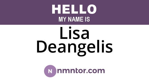 Lisa Deangelis