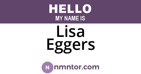Lisa Eggers