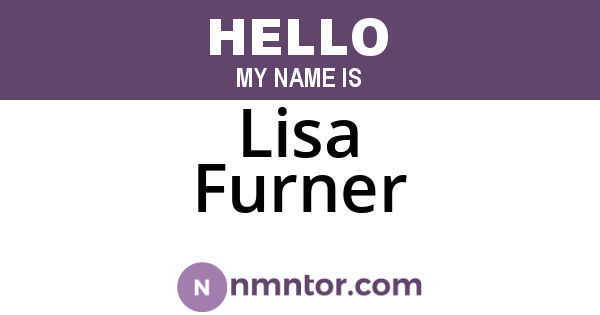 Lisa Furner