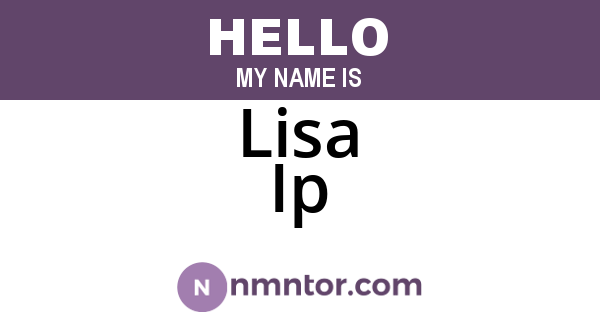 Lisa Ip