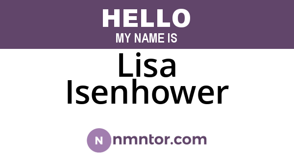 Lisa Isenhower