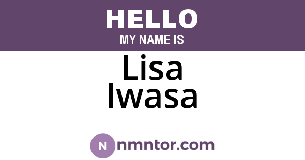 Lisa Iwasa