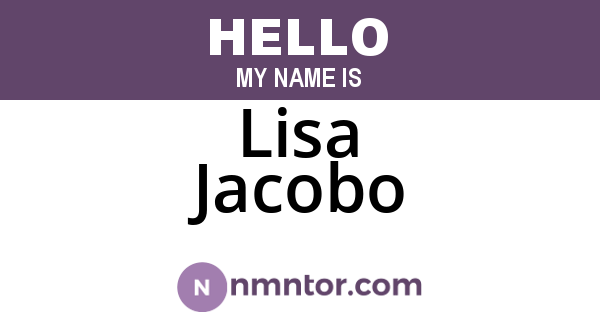 Lisa Jacobo