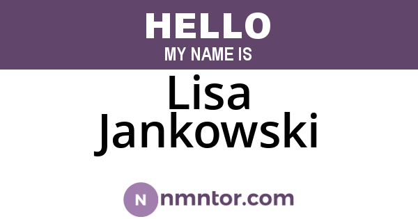Lisa Jankowski