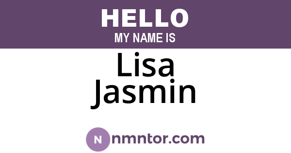 Lisa Jasmin