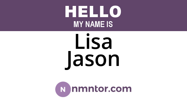 Lisa Jason