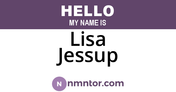 Lisa Jessup