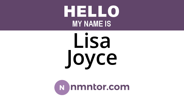 Lisa Joyce