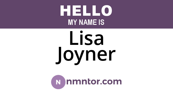 Lisa Joyner