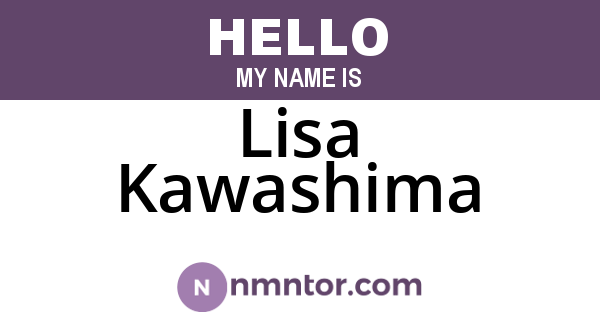 Lisa Kawashima