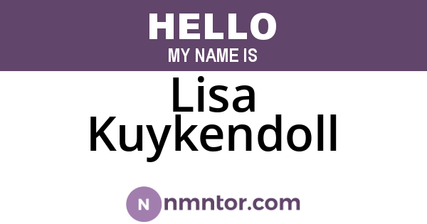 Lisa Kuykendoll