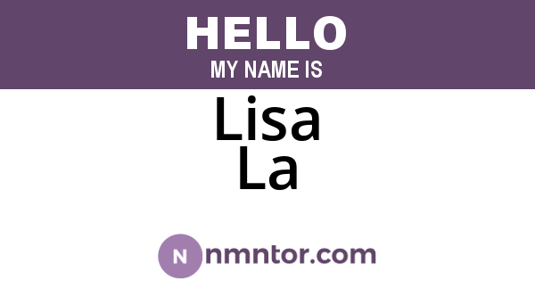 Lisa La