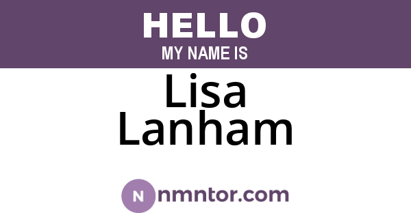 Lisa Lanham