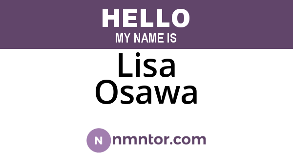 Lisa Osawa