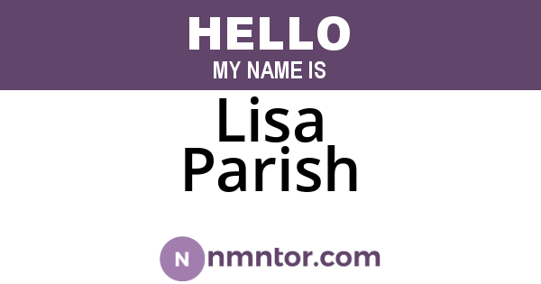 Lisa Parish