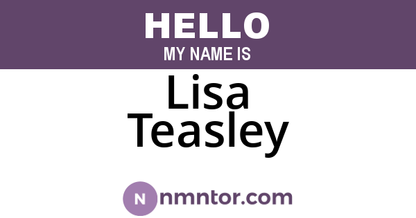 Lisa Teasley